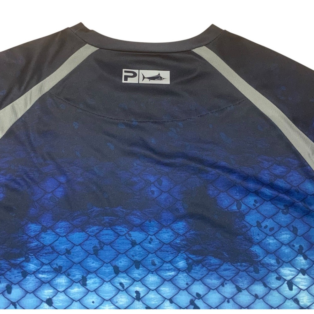 Pelagic XXL Mens Long Sleeve Fishing Shirt VaporTek High Performance Offshore - Picture 8 of 9